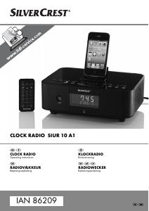 Manual SilverCrest IAN 86209 Alarm Clock Radio