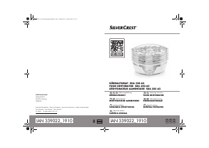 Manual SilverCrest IAN 339022 Food Dehydrator