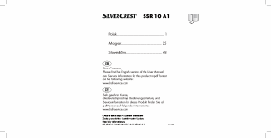 Instrukcja SilverCrest SSR 10 A1 Odtwarzacz Mp3