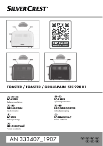 Instrukcja SilverCrest IAN 333407 Toster