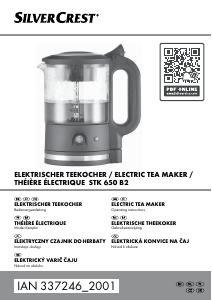Manual SilverCrest STK 650 B2 Tea Machine