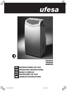 Manual Ufesa AA4000 Ar condicionado