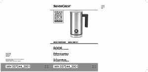 Bruksanvisning SilverCrest SMA 500 E1 Mjölkskummare