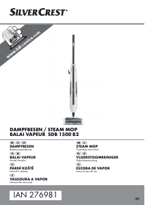 Manual SilverCrest IAN 276981 Máquina de limpar a vapor