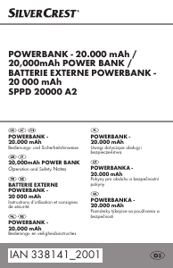 Mode d’emploi SilverCrest SPPD 20000 A2 Chargeur portable