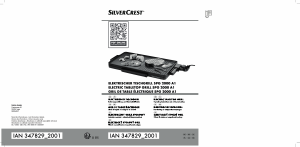 Instrukcja SilverCrest SPG 2000 A1 Grill stołowy