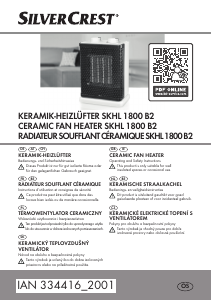 Manual SilverCrest SKHL 1800 B2 Heater