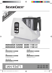 Manual de uso SilverCrest SKMH 1100 A1 Robot de cocina