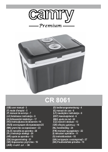 Manuál Camry CR 8061 Chladicí box