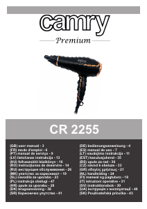 Manual de uso Camry CR 2255 Secador de pelo