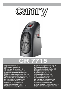 Bedienungsanleitung Camry CR 7715 Heizgerät