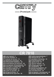 Manuale Camry CR 7810 Termoventilatore
