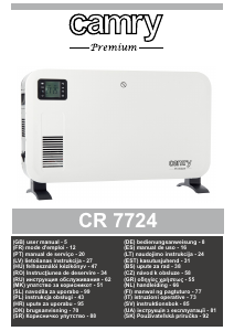 Manuale Camry CR 7724 Termoventilatore