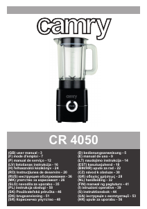 Manual Camry CR 4050 Blender