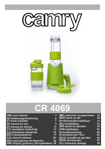 Manual Camry CR 4069 Blender
