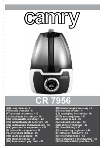 Instrukcja Camry CR 7956 Nawilżacz