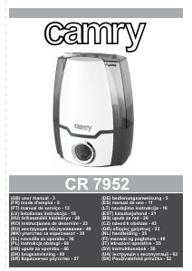 Használati útmutató Camry CR 7952 Párásító