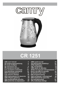 Manuál Camry CR 1251w Konvice