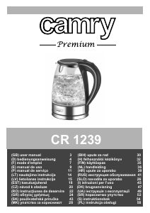 Посібник Camry CR 1239 Чайник