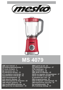 Manual Mesko MS 4079r Liquidificadora