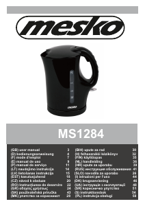 Manual Mesko MS 1284 Jarro eléctrico