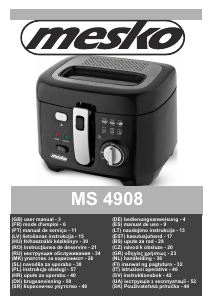 Instrukcja Mesko MS 4908 Frytkownica