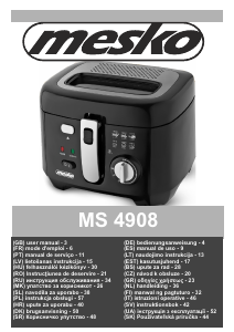 Bedienungsanleitung Mesko MS 4908 Fritteuse