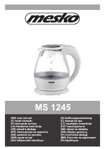 Manual Mesko MS 1245 Fierbător