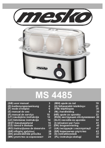 Manual de uso Mesko MS 4485 Cocedor de huevos