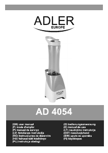 Instrukcja Adler AD 4054r Blender