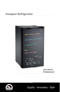 Mode d’emploi Igloo FR326M-BLACK Réfrigérateur