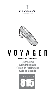 Manual de uso Plantronics Voyager 815 Headset