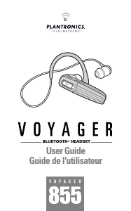 Manual Plantronics Voyager 855 Headset