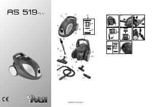 Mode d’emploi Polti AS519 FLY Aspirateur