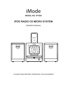 Manual iMode IP1500 Stereo-set