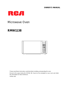 Handleiding RCA RMW1138 Magnetron