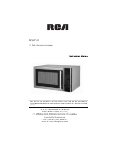 Handleiding RCA RMW1166 Magnetron