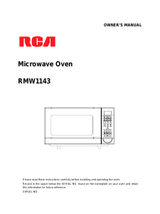 Handleiding RCA RMW1143 Magnetron