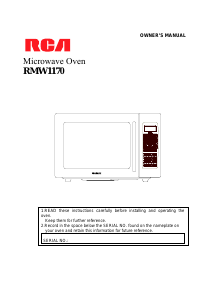 Handleiding RCA RMW1170 Magnetron