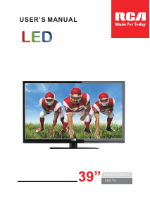 Handleiding RCA RLDED3955A-C LED televisie