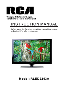 Bruksanvisning RCA RLED2243A LED TV