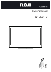 Handleiding RCA RLED3219B LED televisie
