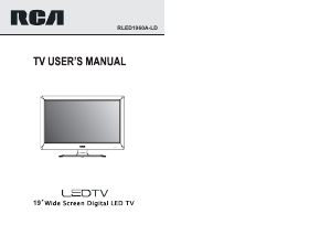 Handleiding RCA RLED1960A-LD LED televisie