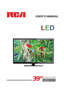 Manual RCA RLDED3950A-B LED Television