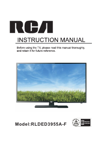 Handleiding RCA RLDED3955A-F LED televisie