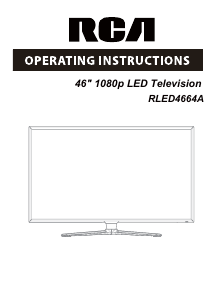 Bruksanvisning RCA RLED4664A LED TV