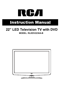 Manual RCA RLEDV2238A-B LED Television