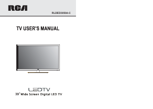 Bruksanvisning RCA RLDED3950A-C LED TV
