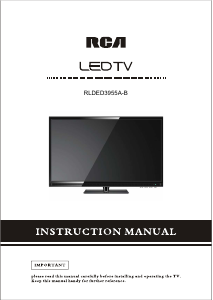 Handleiding RCA RLDED3955A-B LED televisie