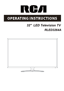 Handleiding RCA RLED3264A LED televisie